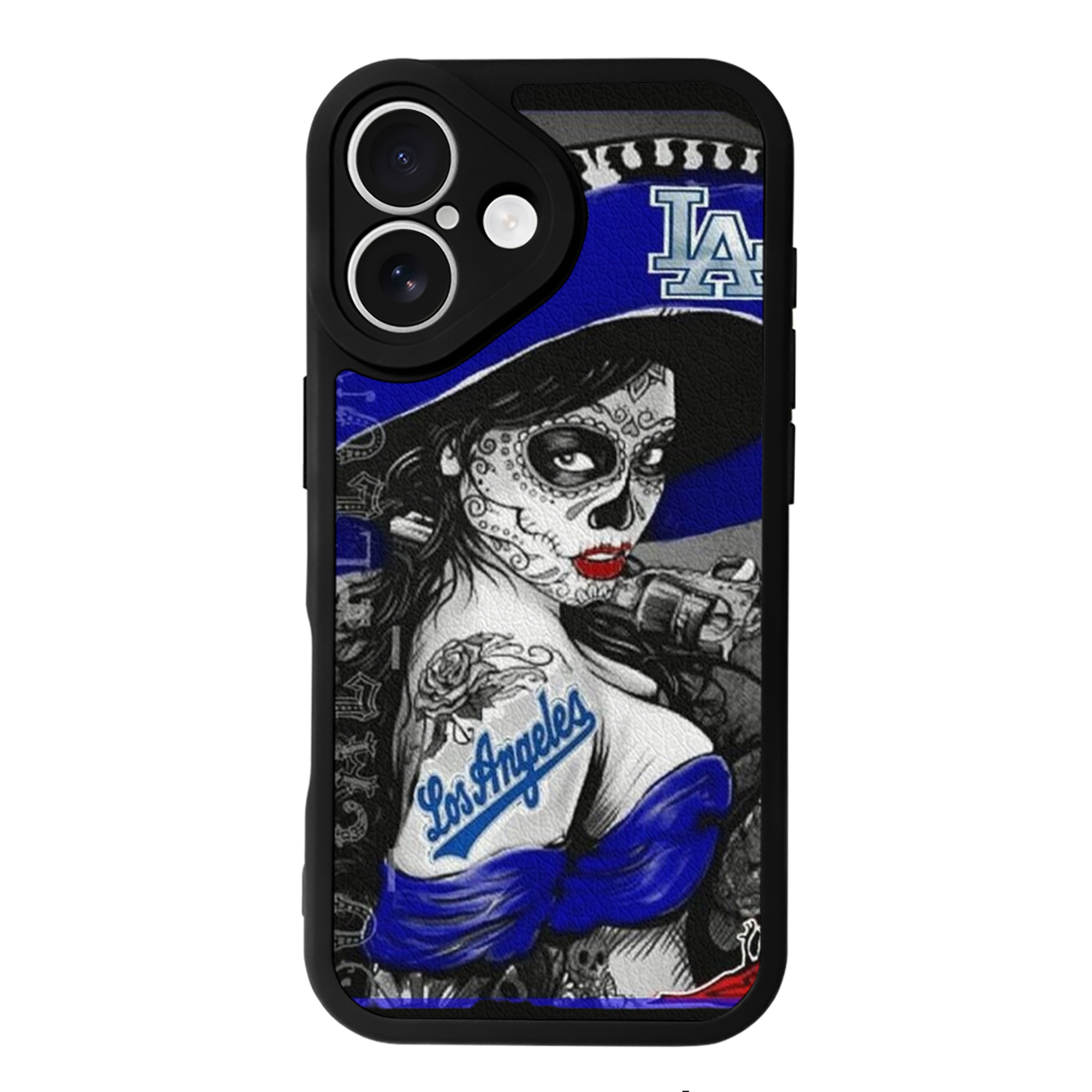  IPhone 16 Silicone Leather Case – UV Print, Lambskin Texture – Perfect Fit, Wireless Charging Compatible, Scratch Resistant, Precise Cutouts – Stylish Protection For IPhone 16